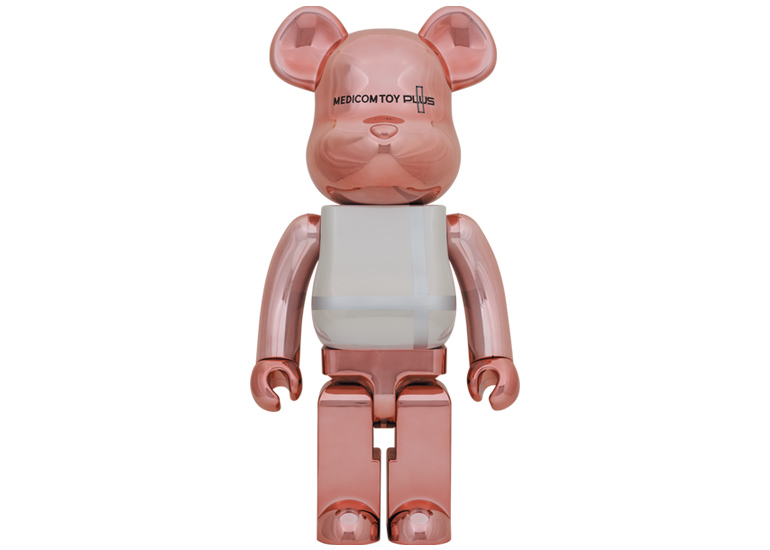 Bearbrick Medicom Toy Plus 1000% Pink Gold Chrome Ver. - US