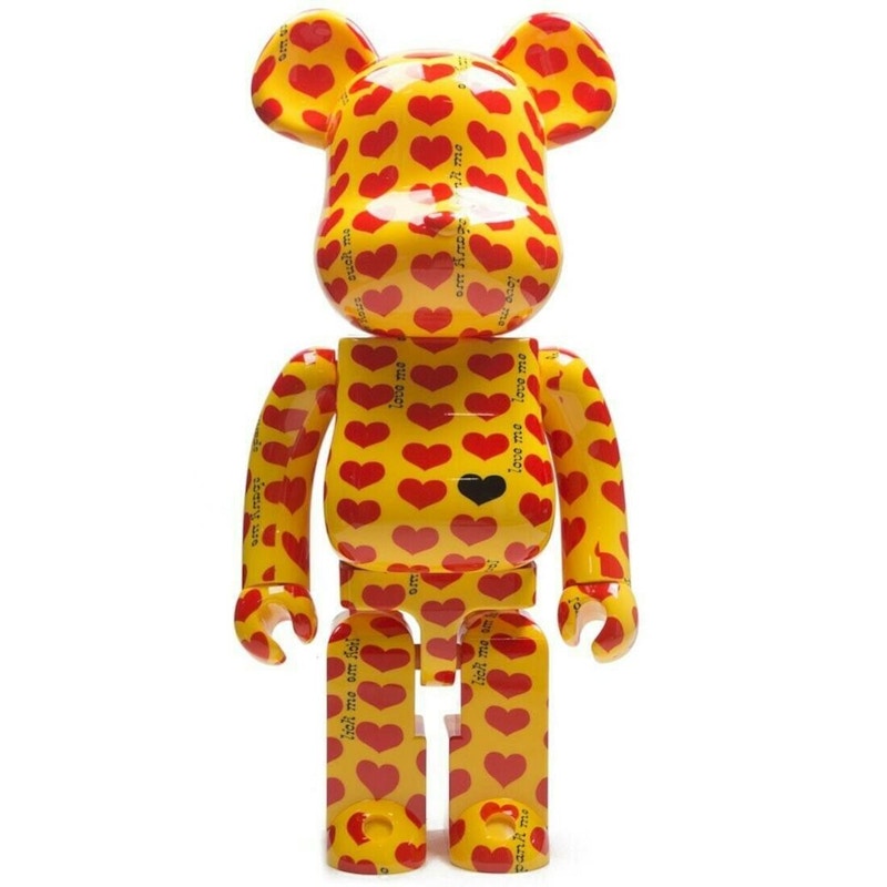 Bearbrick Medicom X Japan Hide Yellow Heart 1000% Yellow - US