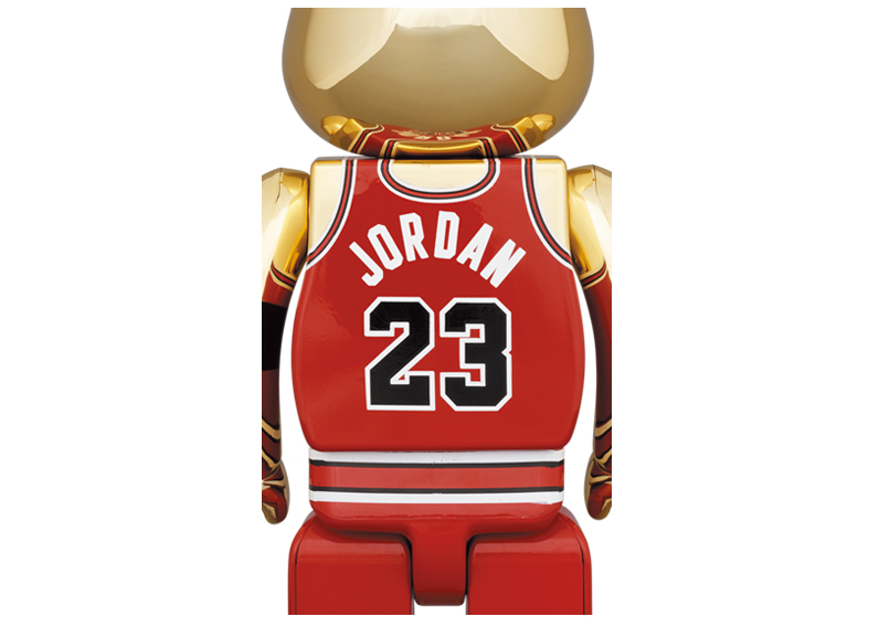 Bearbrick Michael Jordan 1985 Rookie Jersey 100% & 400% en cromo 