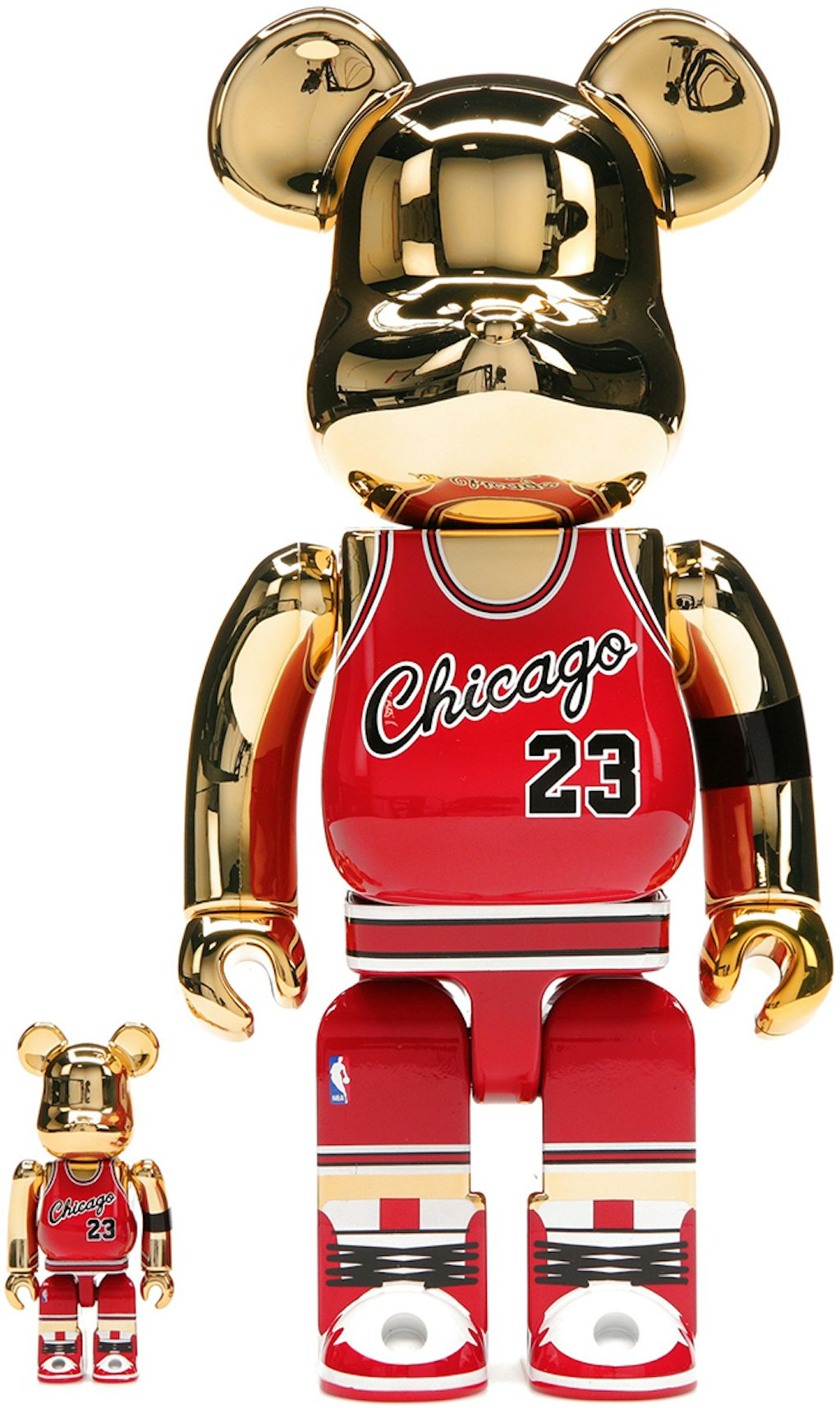 Mitchell And Ness Men Chicago Bulls Michael Jordan Gold Jersey - 23 (gold /  red)