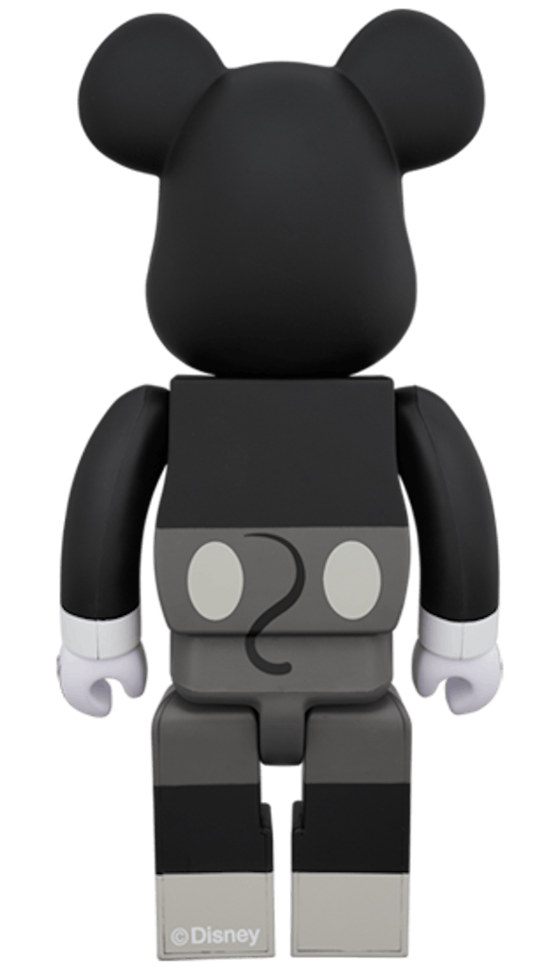 Bearbrick Mickey Mouse (B&W Ver.) 400% Black - US