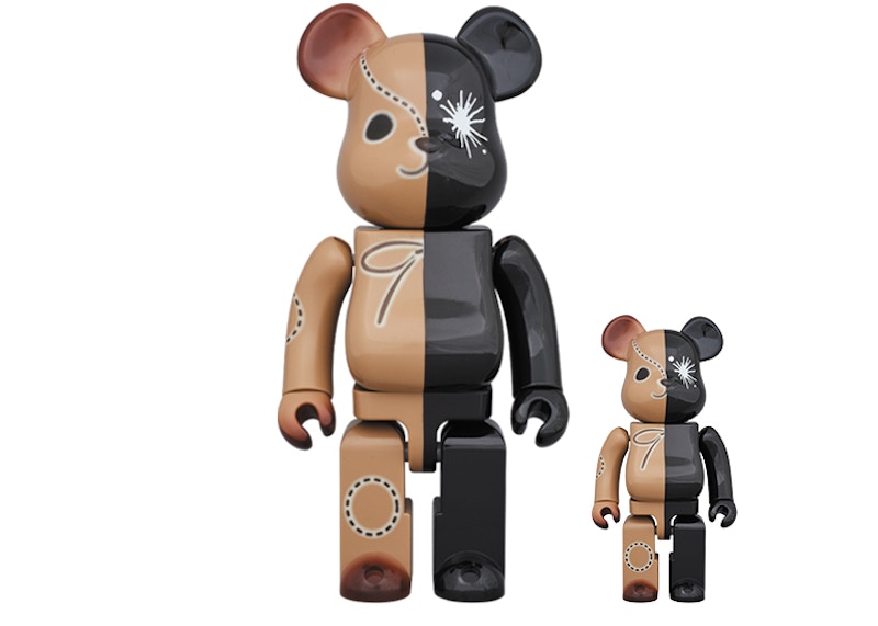 Bearbrick Shareef 100% & 400% Set Black/White - US