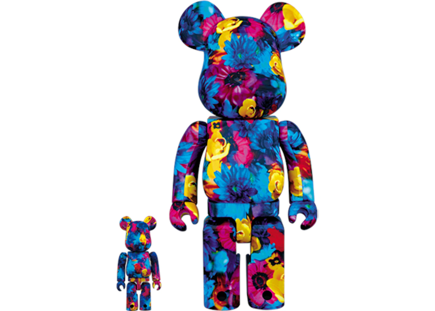 その他 mika ninagawa BE@RBRICK Anemone400%&100% Bearbrick Mika Ninagawa Anemone 100% & 400% Set Blue - US