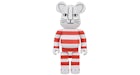 Bearbrick Mikey 400% White/Red