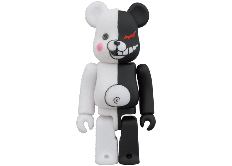 Bearbrick Monokuma Rubber Coat & Flocky Ver. 100% & 400% Set - US