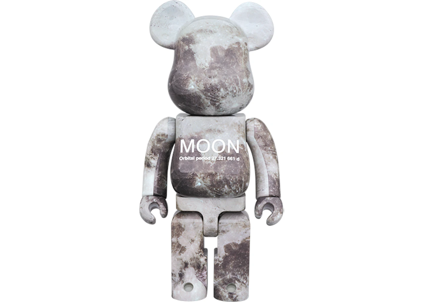 Bearbrick Moon 1000% Grey - US Bearbrick Moon 1000% Grey - US