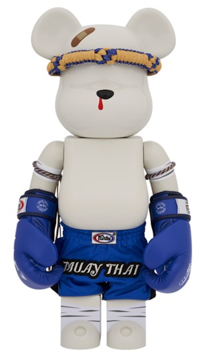 Bearbrick Muay Thai 1000% Blue - US