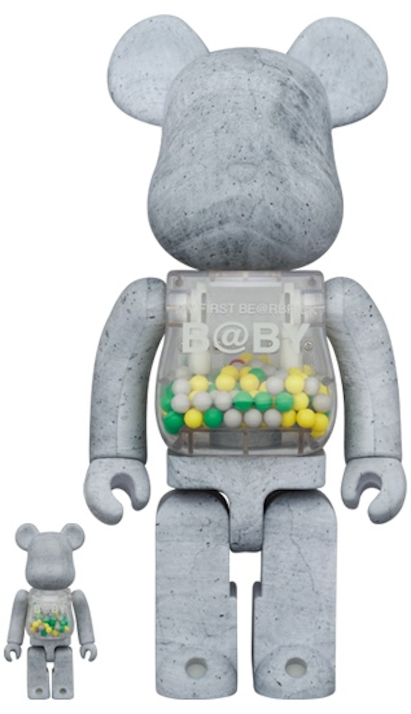 Bearbrick My First BaBy “Concrete” 100% & 400% Set - US