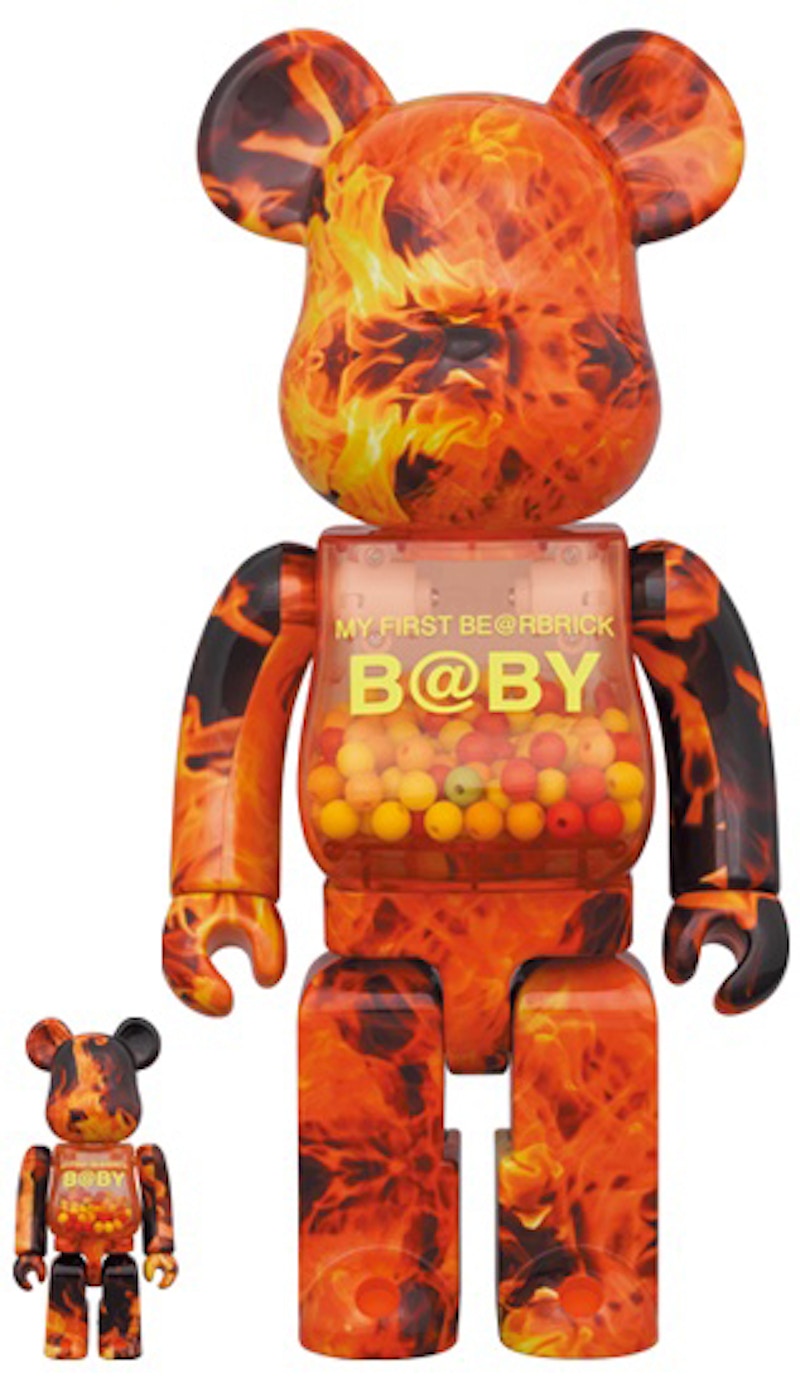 Bearbrick My First BaBy Flame 100% u0026 400% Set