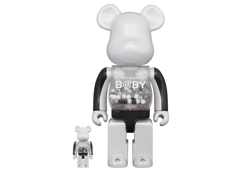 BE@RBRICK ベアブリック1000%BLACK &WHITE CHROME-