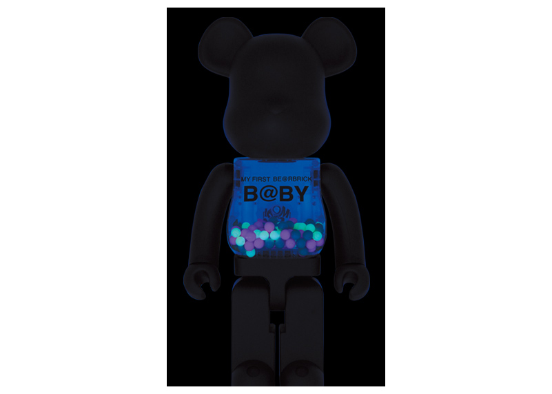 Bearbrick My First Baby 100% & 400% Set Matte Black Glow - US