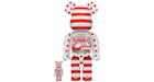 Bearbrick My First Baby 100% & 400% Set Red & Silver Chrome Ver.