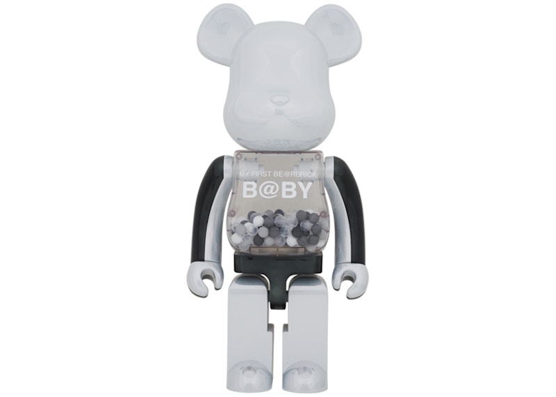 Bearbrick My First Baby 1000% Black u0026 White Chrome Ver.