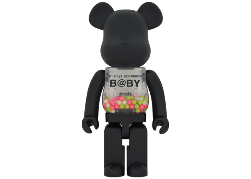 Bearbrick My First Baby 1000% Matte Black Glow - US