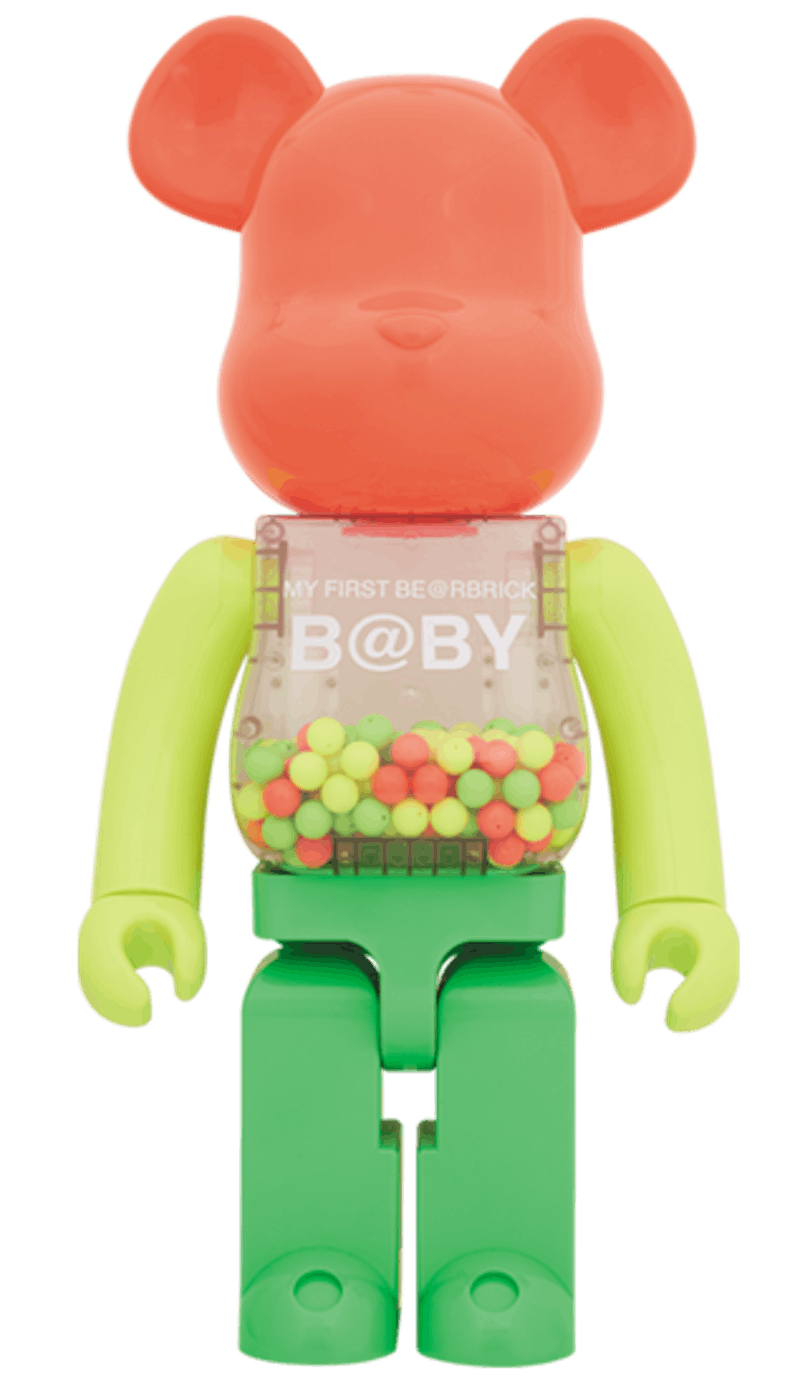 Bearbrick My First Baby 1000% Neon - ES