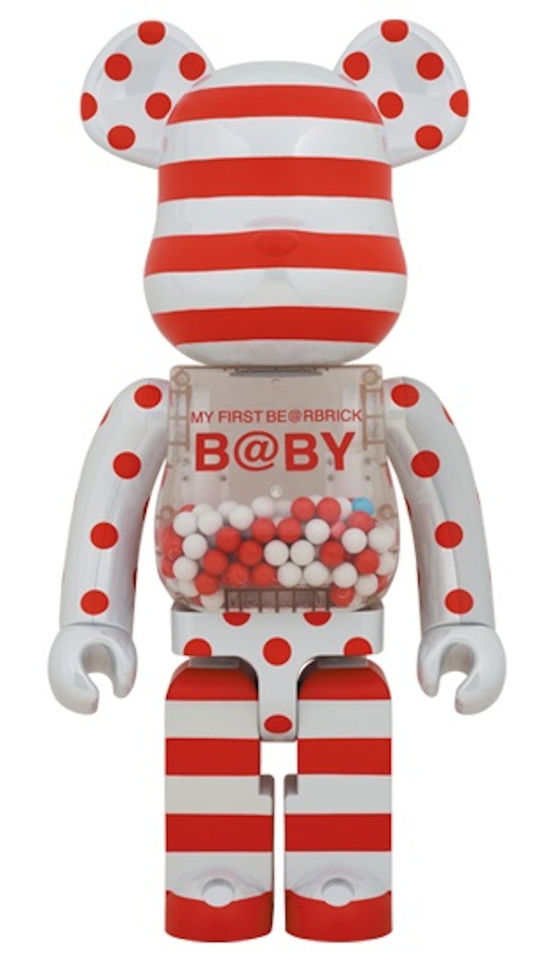 Bearbrick My First Baby 1000% Red & Silver Chrome Ver. - US