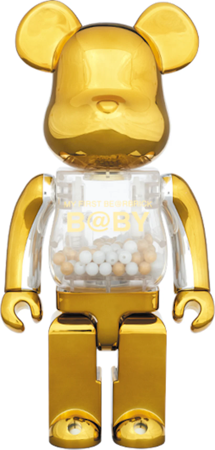 Bearbrick My First Baby 400% Gold/Silver