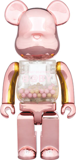 Bearbrick My First Baby 400% Pink/Gold