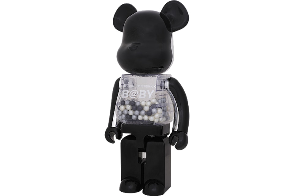 Bearbrick My First Baby Bearbrick 1000% Black/Silver - US