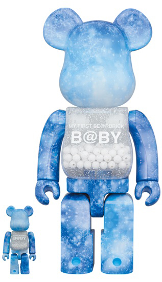 Bearbrick My First Baby Crystal of Snow Ver. 100% & 400% Set - US