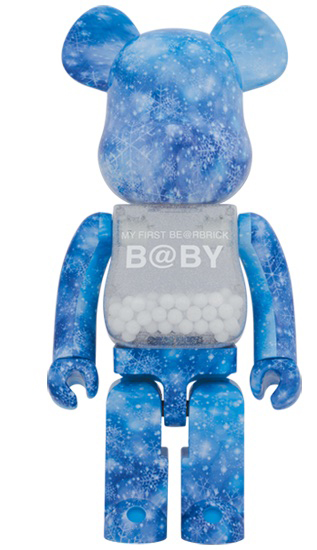 BE@RBRICK B@BY CRYSTAL OF SNOW 1000%-