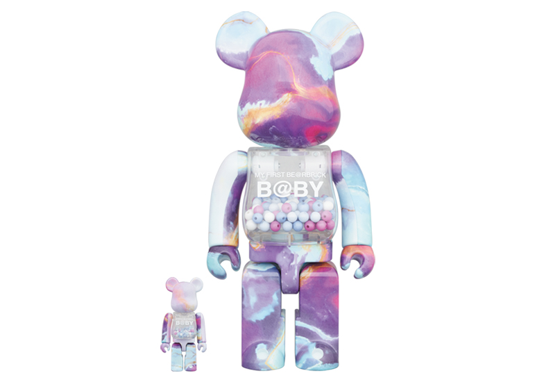 Bearbrick My First Baby Marble 100% & 400% Set - US