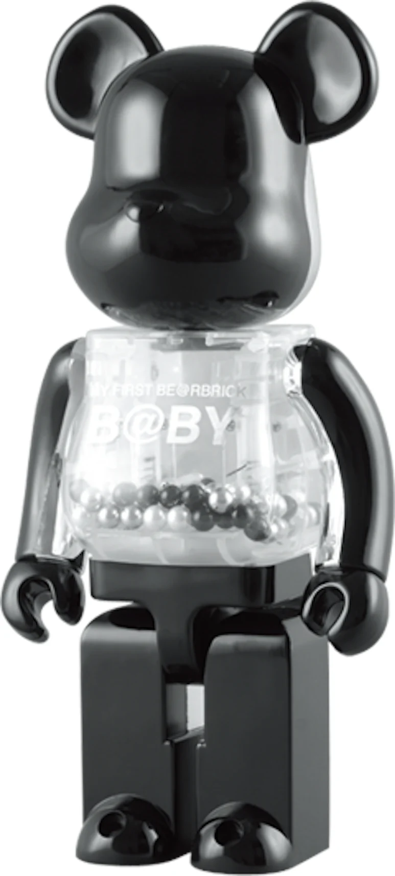 Bearbrick My First Bearbrick Baby (Black and Silver Version) 400 