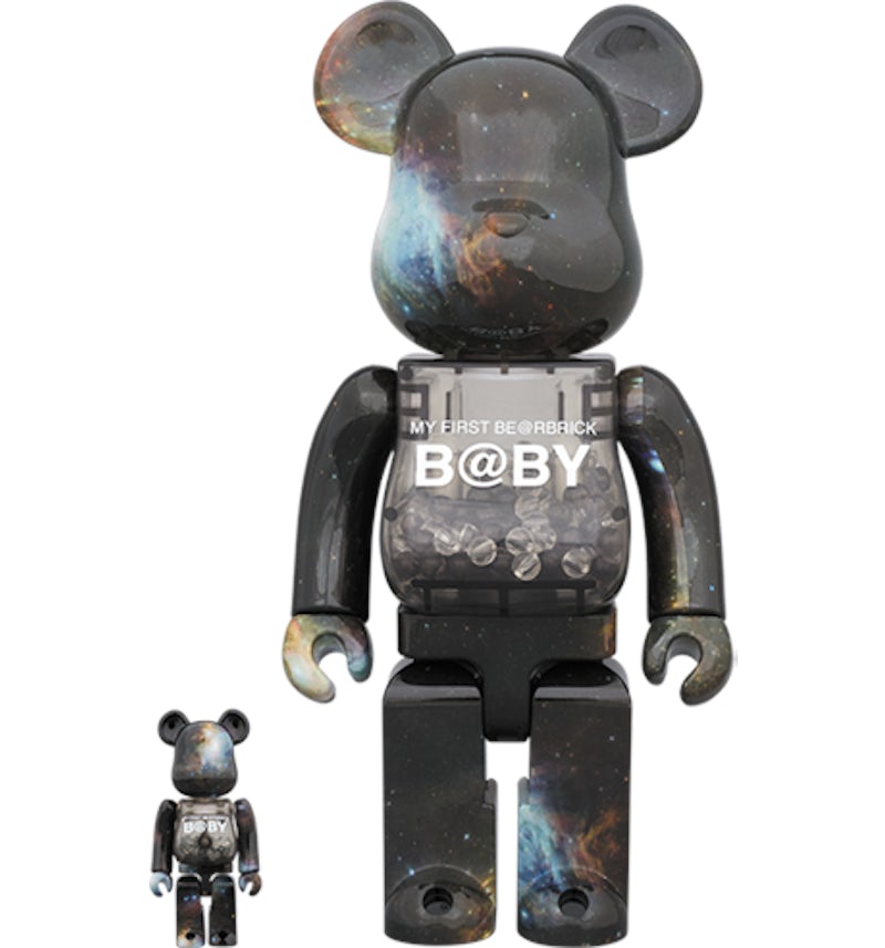 ゲーム・おもちゃ・グッズ BE@RBRICK MY FIRST B@BY SPACE Ver. R@ Bearbrick My First Bearbrick Baby Space Version 100% & 400