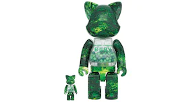 Bearbrick My First Nyabrick Baby 100% & 400% Set Forest Green