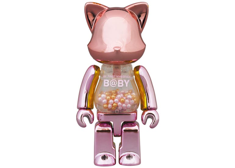 Bearbrick My First Nyabrick Baby 100% & 400% Set Pink Gold - US