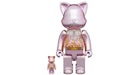 Bearbrick My First Nyabrick Baby 100% & 400% Set Pink Gold