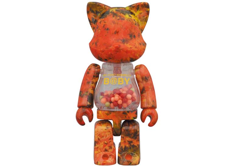 Bearbrick My First Nyabrick Baby Autumn Leaves Ver. 100% & 400% Set