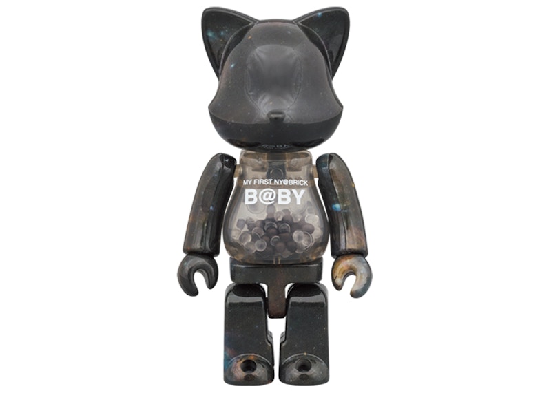 Bearbrick My First Nyabrick Baby Space Ver. 100% & 400% Set Black - US