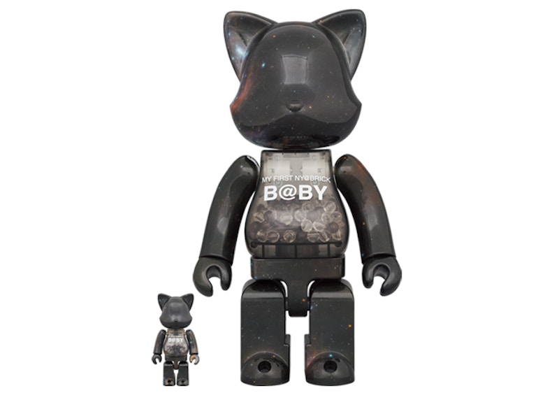 Bearbrick My First Bearbrick Baby Space Version 100% & 400% Black - US