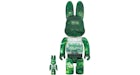 Bearbrick My First Rabbrick Baby 100% & 400% Set Forest Green