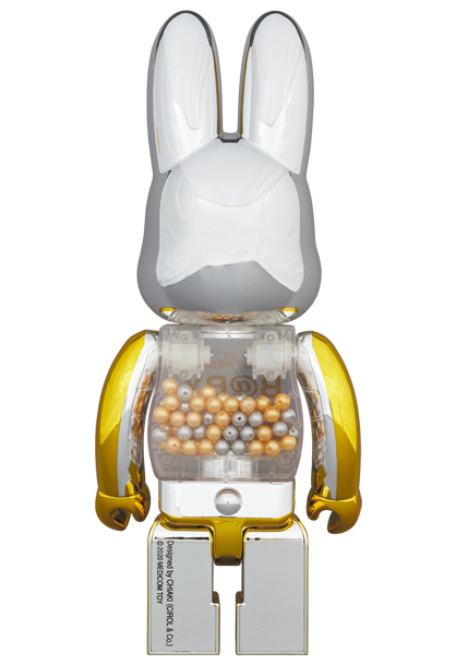 Bearbrick My First Rabbrick Baby 100% u0026 400% Set Gold