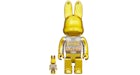 Bearbrick My First Rabbrick Baby 100% & 400% Set Gold