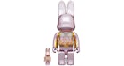 Bearbrick My First Rabbrick Baby 100% & 400% Set Pink Gold
