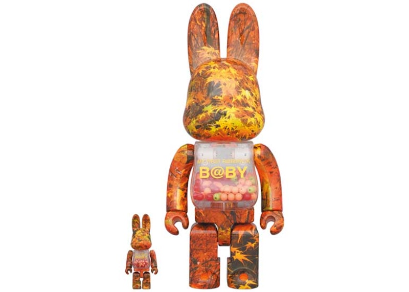 Bearbrick My First Rabbrick Baby Autumn Leaves Ver. 100% & 400 ...