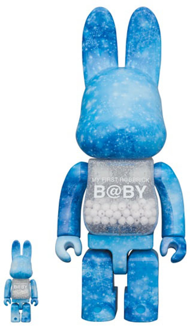 Bearbrick My First Nyabrick Baby Crystal of Snow Ver. 100% & 400 ...