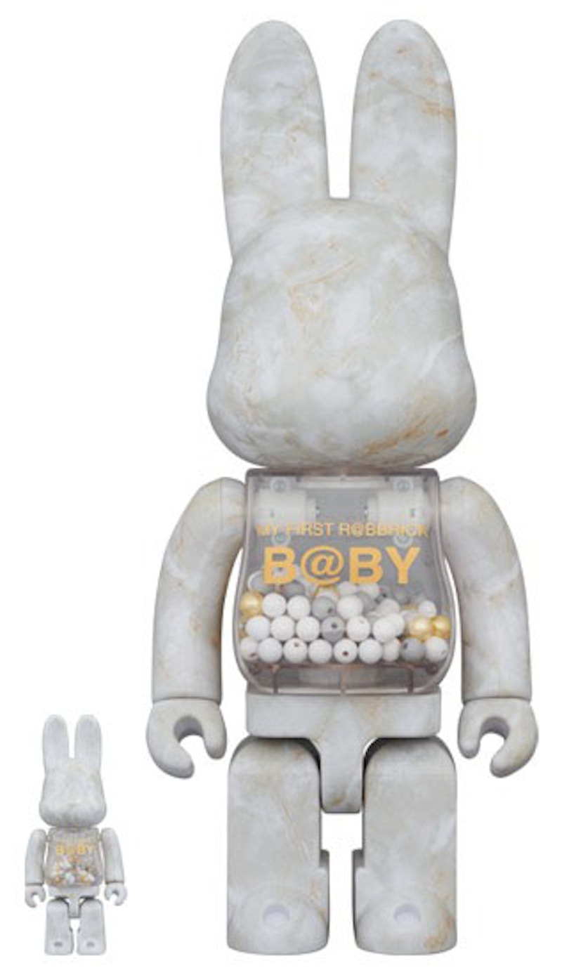 Bearbrick My First Rabbrick Marble 100% & 400% Set - US