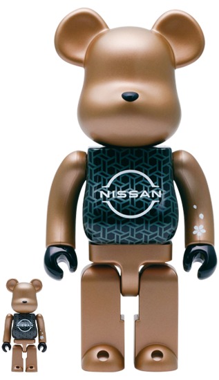 Bearbrick Nissan 90th Aniversary 100% & 400% Set