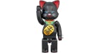 Bearbrick Nyabrick Beckoning Cat 400% Black