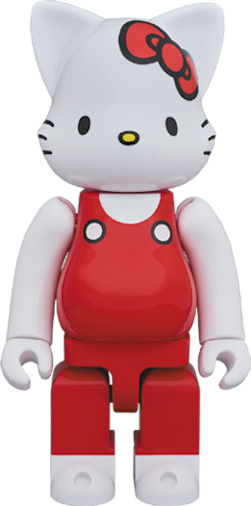 Bearbrick Nyabrick Hello Kitty (Red Overalls Ver.) 400% White - US