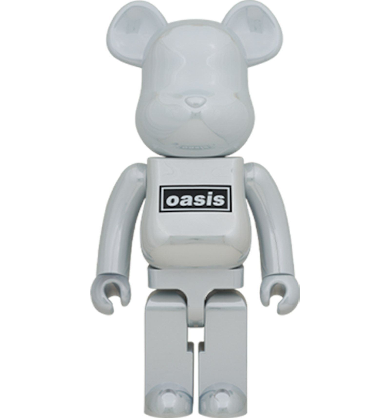 Bearbrick Oasis 1000% White Crome - US