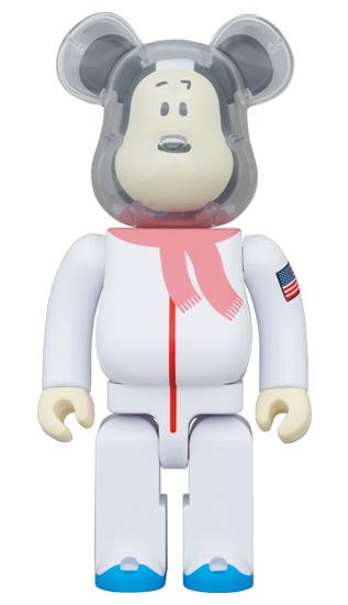 Bearbrick Astronaut Snoopy 400% White - US