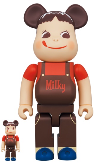 Bearbrick Peko-chan Chocolate Milky 100% & 400% Set - US