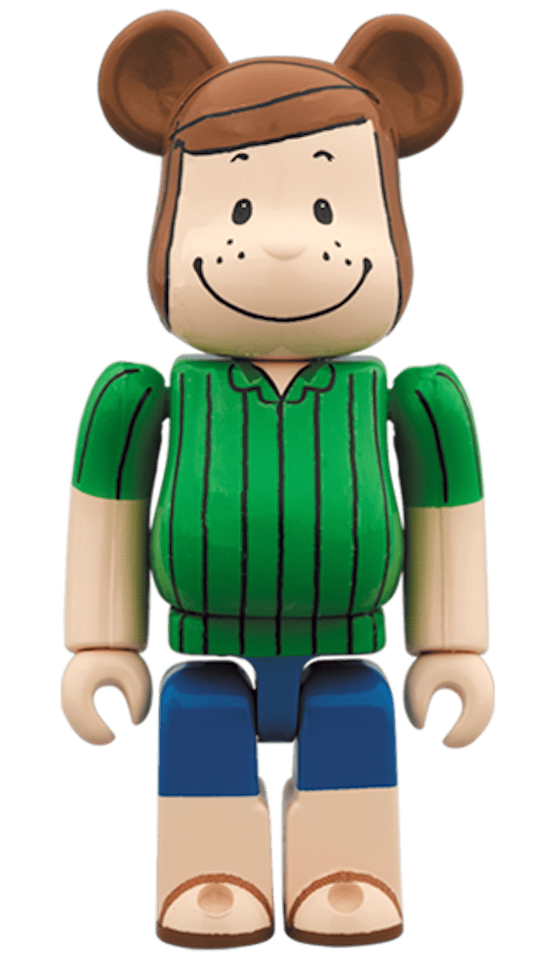 Bearbrick Peppermint Patty 100% Beige