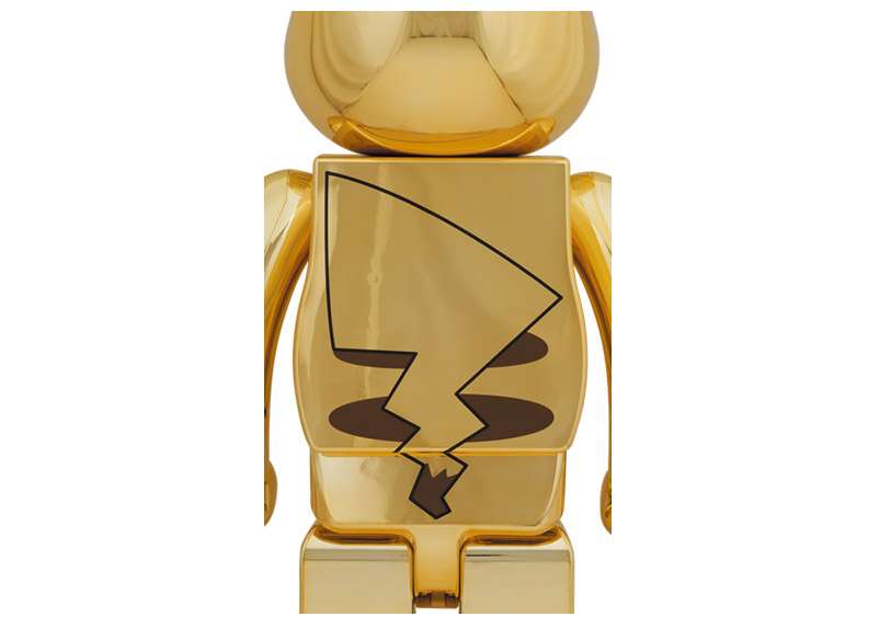 Bearbrick Pikachu 1000% Gold Chrome Ver. - US