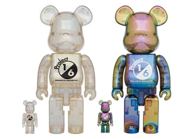 BE@RBRICK project 1/6 CLEAR CHROME セット